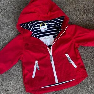Hanna Andersson HannaOutdoor Red Windbreaker Toddler Size 2T 80